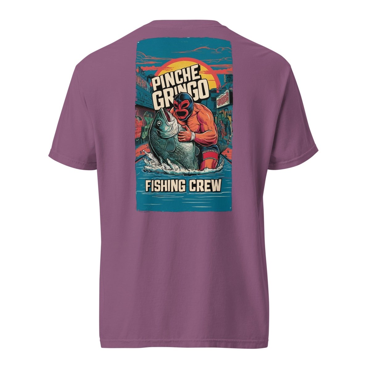 Pinche Gringo Fishing Crew Lucha Libre Shirt - Hazy Fly Fishing