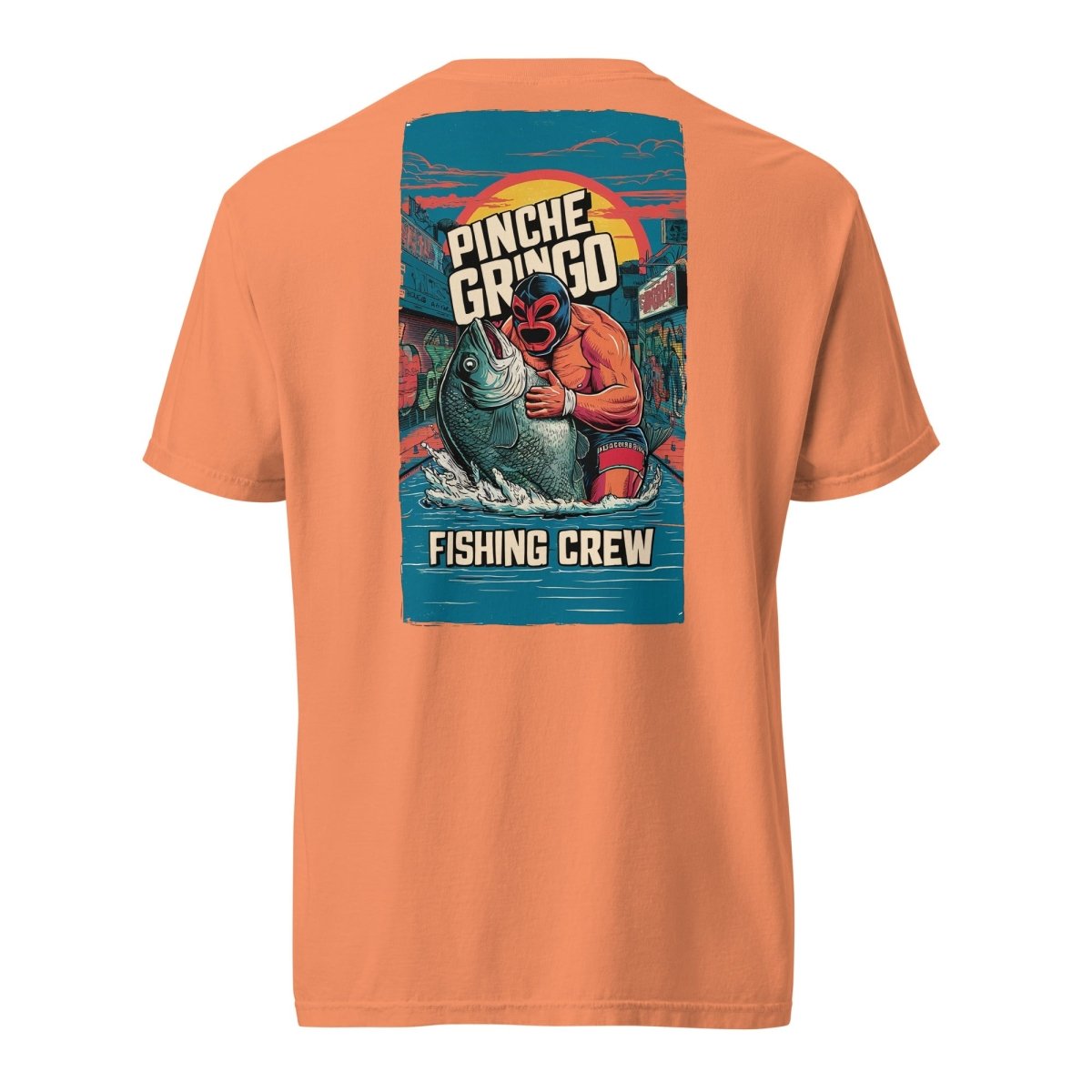 Pinche Gringo Fishing Crew Lucha Libre Shirt - Hazy Fly Fishing
