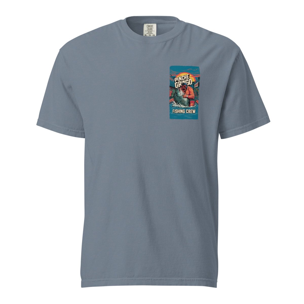 Pinche Gringo Fishing Crew Lucha Libre Shirt - Hazy Fly Fishing