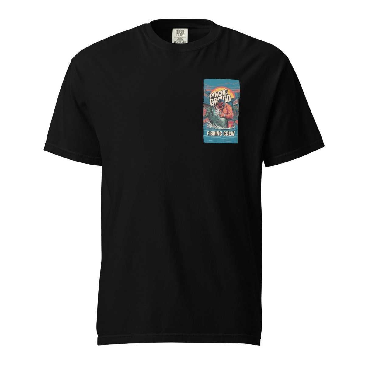 Pinche Gringo Fishing Crew Lucha Libre Shirt - Hazy Fly Fishing