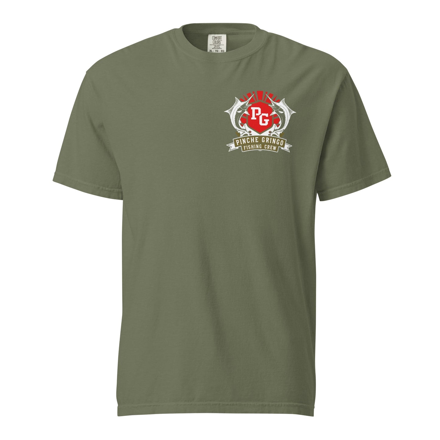 Pinche Gringo Fishing Crew Red Pack Shirt - Hazy Fly Fishing