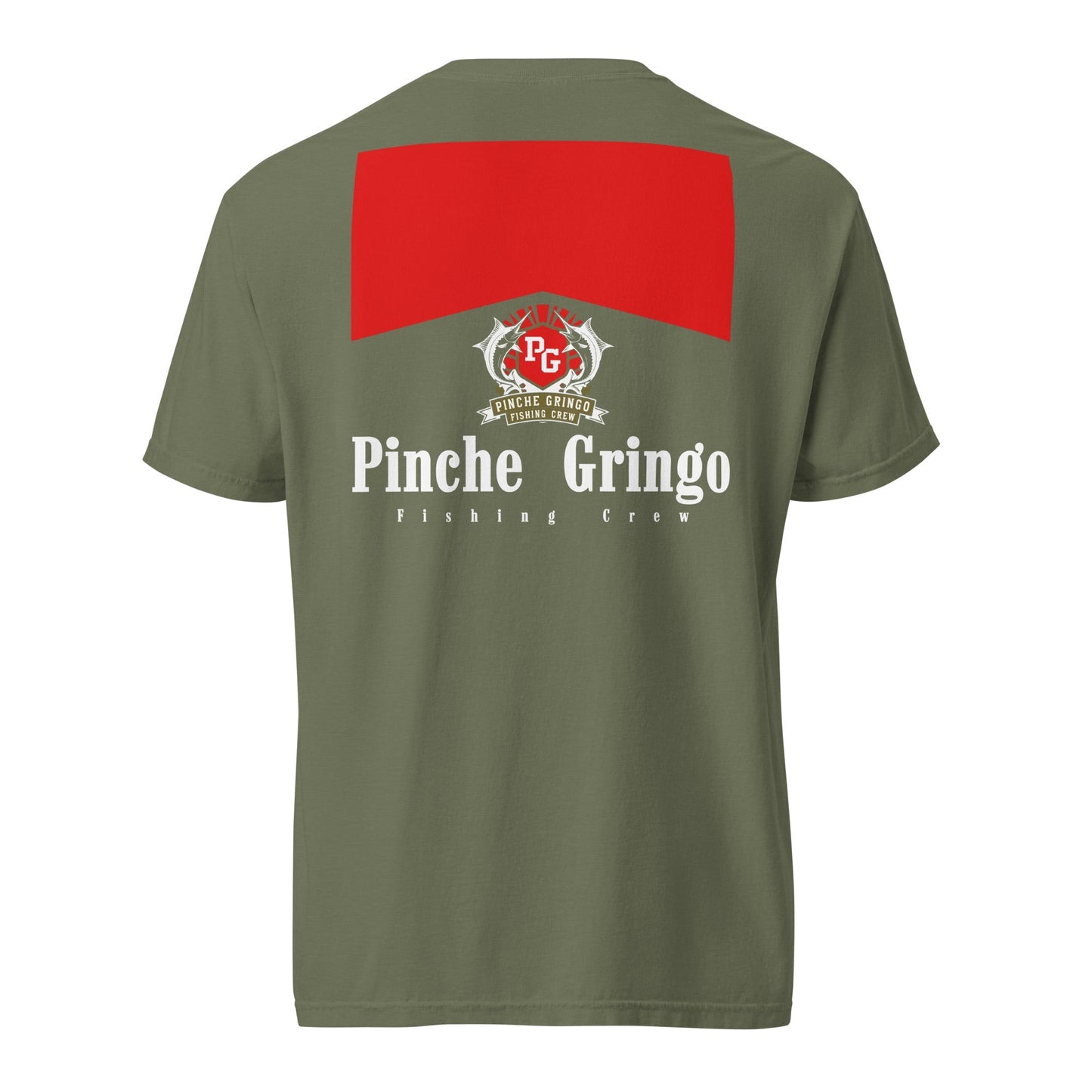 Pinche Gringo Fishing Crew Red Pack Shirt - Hazy Fly Fishing