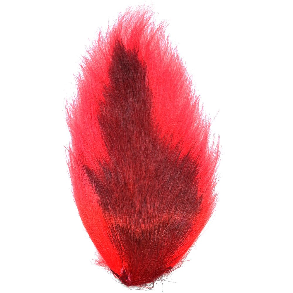 Pro Grade Medium Bucktails Master Pack - 3 Colors - Black Red Orange Tube Fly Streamer Deer Tail Hair - Hazy Fly Fishing