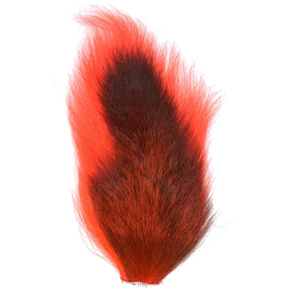 Pro Grade Medium Bucktails Master Pack - 3 Colors - Black Red Orange Tube Fly Streamer Deer Tail Hair - Hazy Fly Fishing