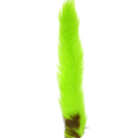 Select Grade Calf Tails - Kiptails - Master Pack - 4 Fluorescent Colors - White Fire Orange Chartreuse Red - Hazy Fly Fishing