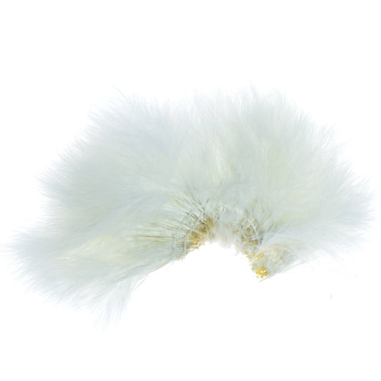 Select Strung Long Spey Marabou Master Pack - 4 Colors - White Dark Brown Sculpin Olive Black - Hazy Fly Fishing