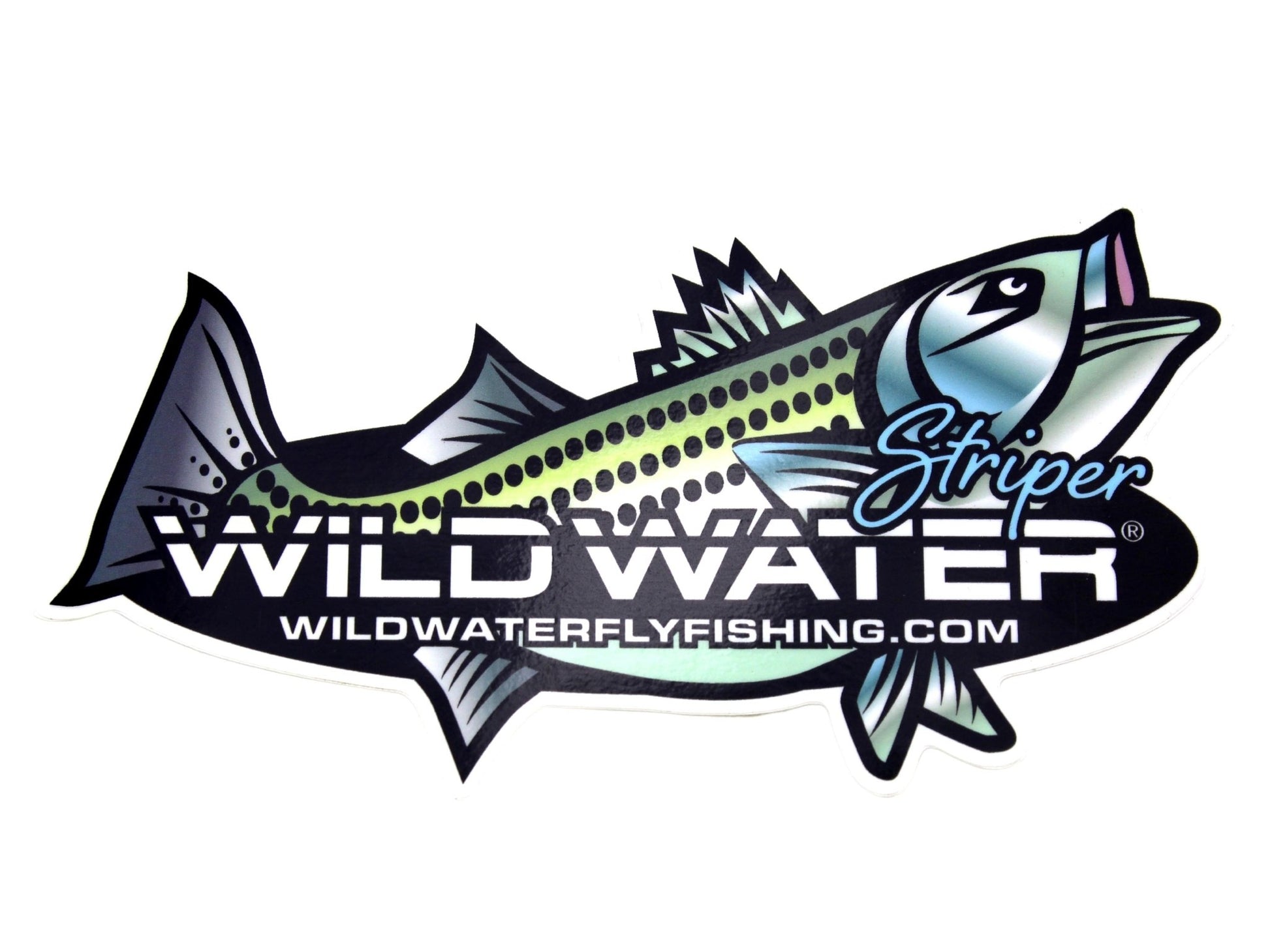 Striper Sticker | Wild Water Fly Fishing - Hazy Fly Fishing