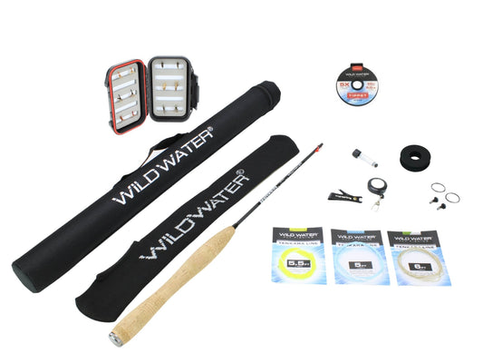 Tenkara Fly Fishing Kit, 6 ft Rod| Wild Water Fly Fishing - Hazy Fly Fishing