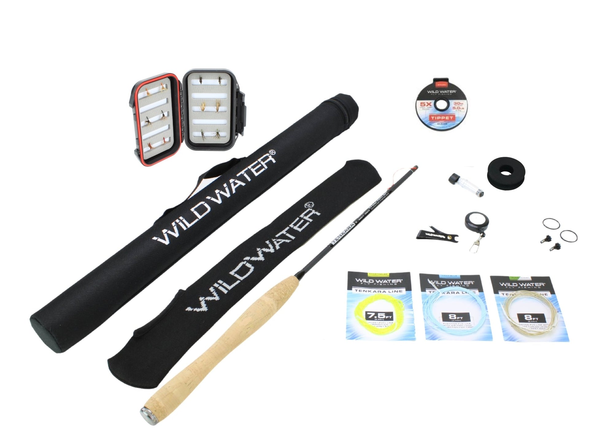 Tenkara Fly Fishing Kit, 8 ft Rod| Wild Water Fly Fishing - Hazy Fly Fishing