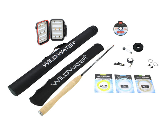 Tenkara Fly Fishing Kit, 8 ft Rod| Wild Water Fly Fishing - Hazy Fly Fishing