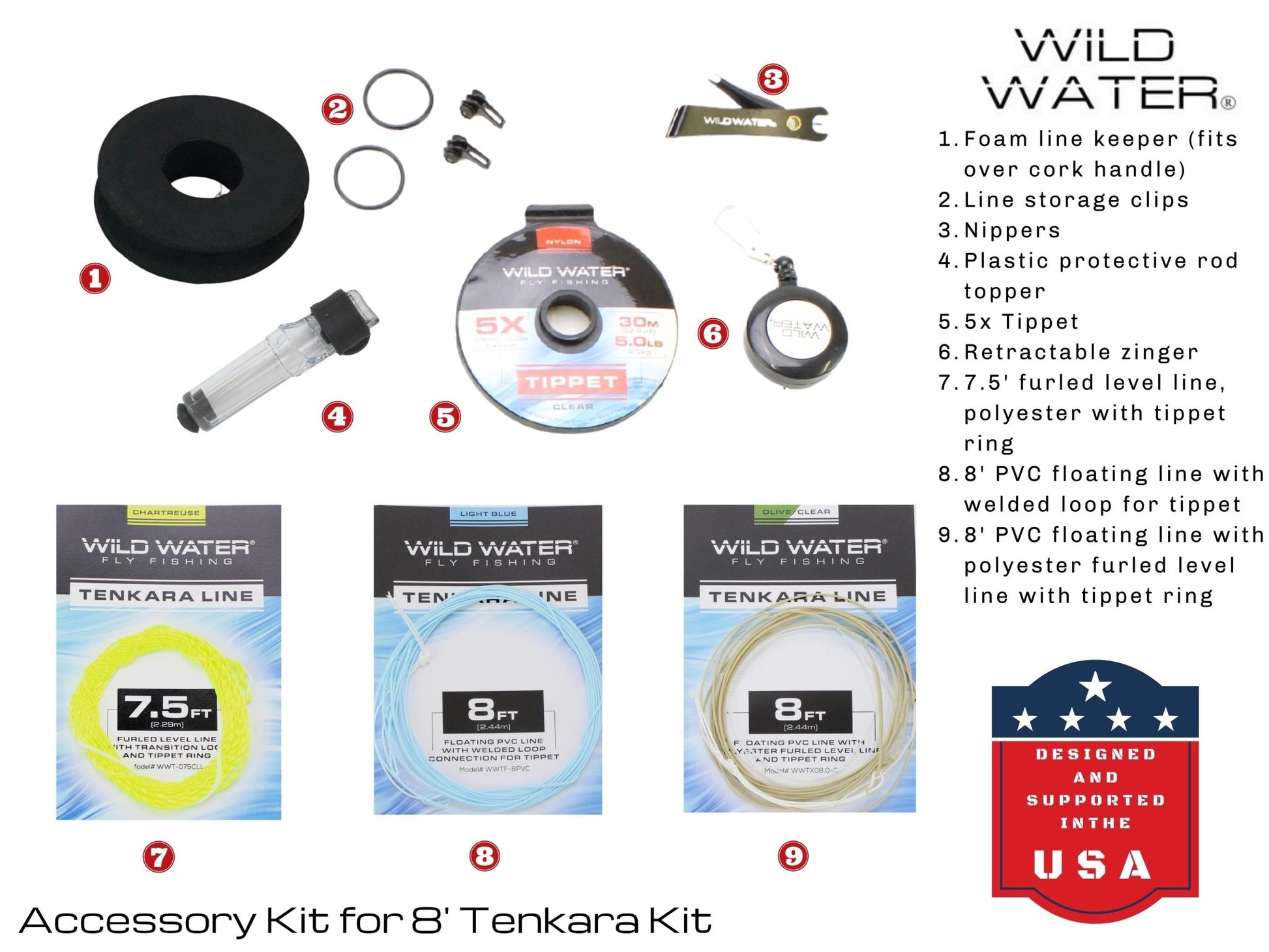 Tenkara Fly Fishing Kit, 8 ft Rod| Wild Water Fly Fishing - Hazy Fly Fishing