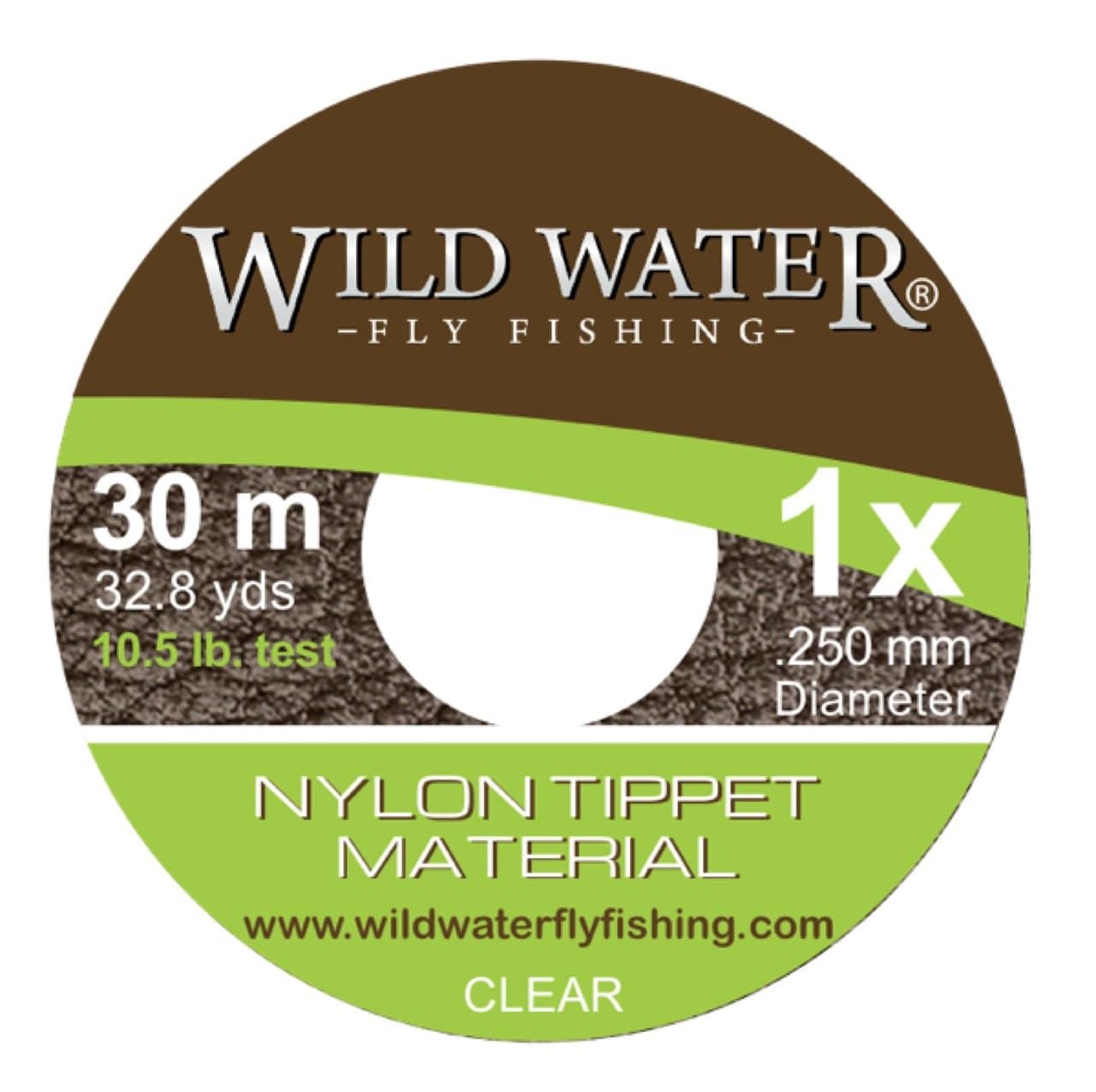 1X Nylon Tippet 30m | Wild Water Fly Fishing - Hazy Fly Fishing