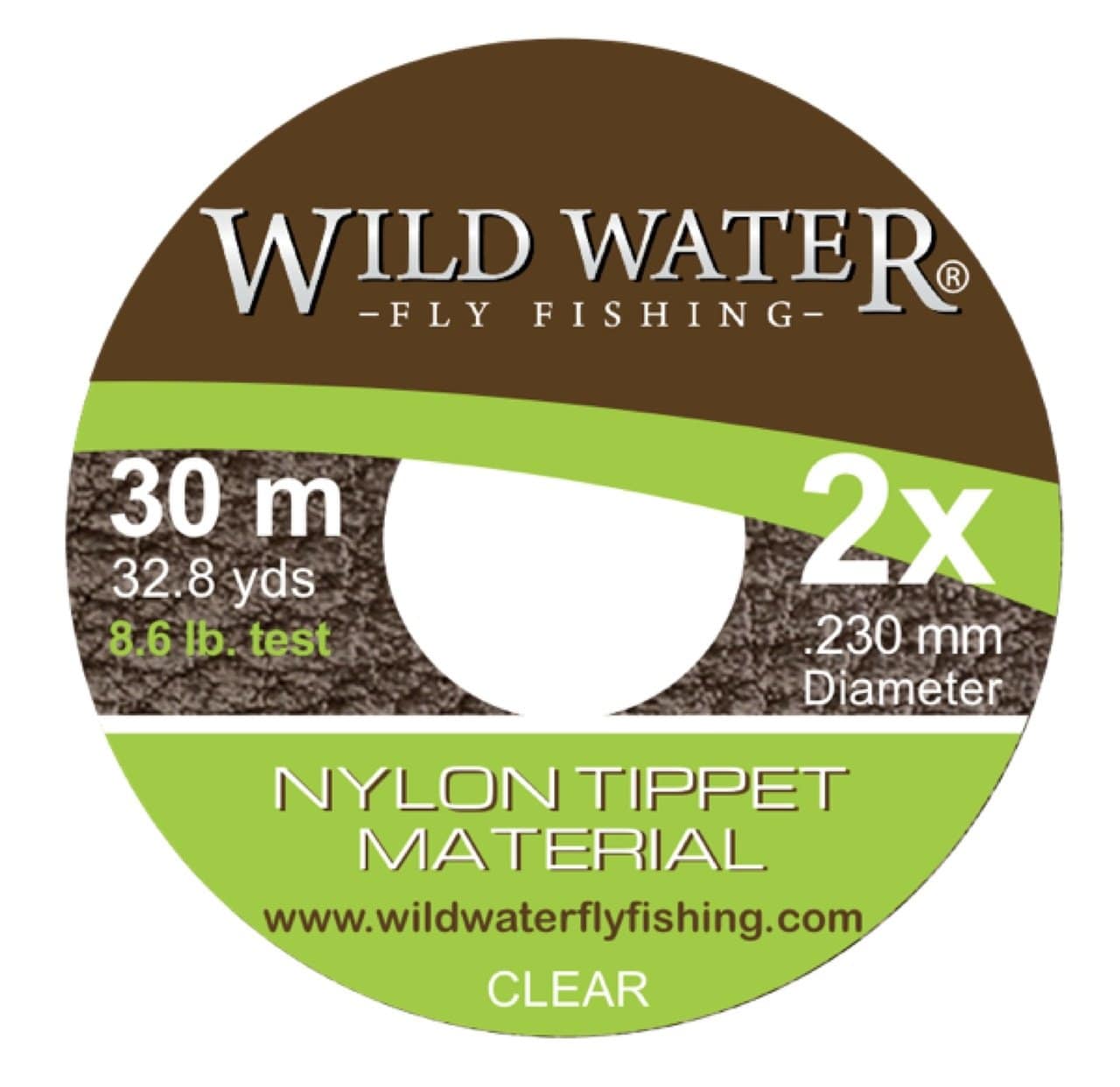 2X Nylon Tippet 30m | Wild Water Fly Fishing - Hazy Fly Fishing