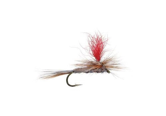 3 Pack Adams Hi - Viz Parachute Classic Dry Fly - Hook Size 14 - Hazy Fly Fishing