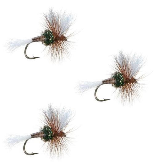 3 Pack H & L Variant Classic Dry Flies Hook Size 16 - Hazy Fly Fishing