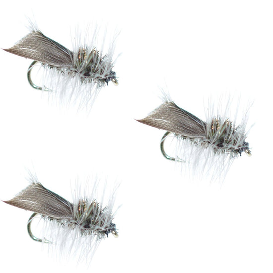 3 Pack Hemingway Caddis Dry Fly - Hook Size 16 - Hazy Fly Fishing