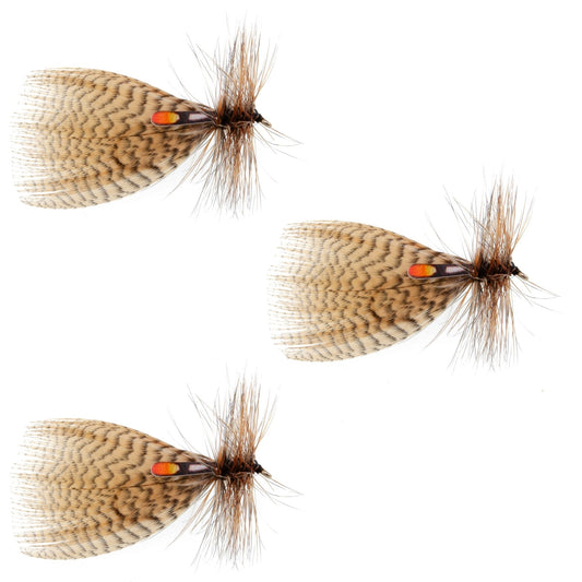 3 Pack Hornberg Special Trout and Bass Streamer or Dry Fly - Hook Size 12 - Hazy Fly Fishing