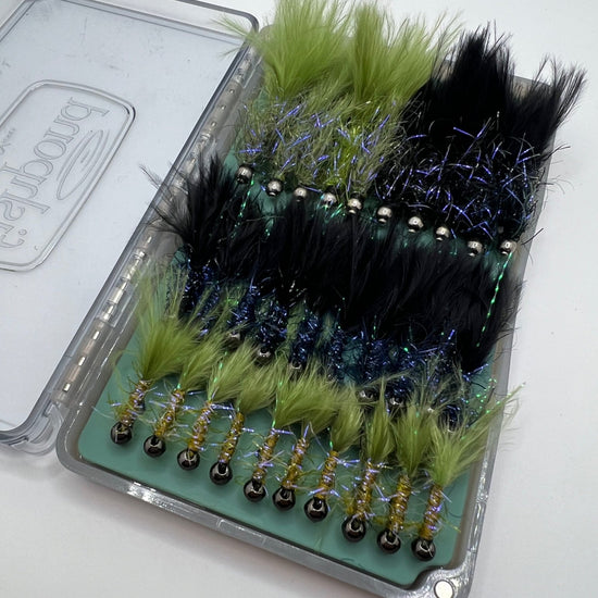30 Count Bugger and Balanced Leach Box - Hazy Fly Fishing