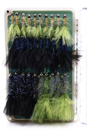 30 Count Bugger and Balanced Leach Box - Hazy Fly Fishing