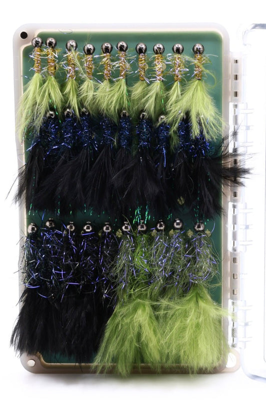 30 Count Bugger and Balanced Leach Box - Hazy Fly Fishing