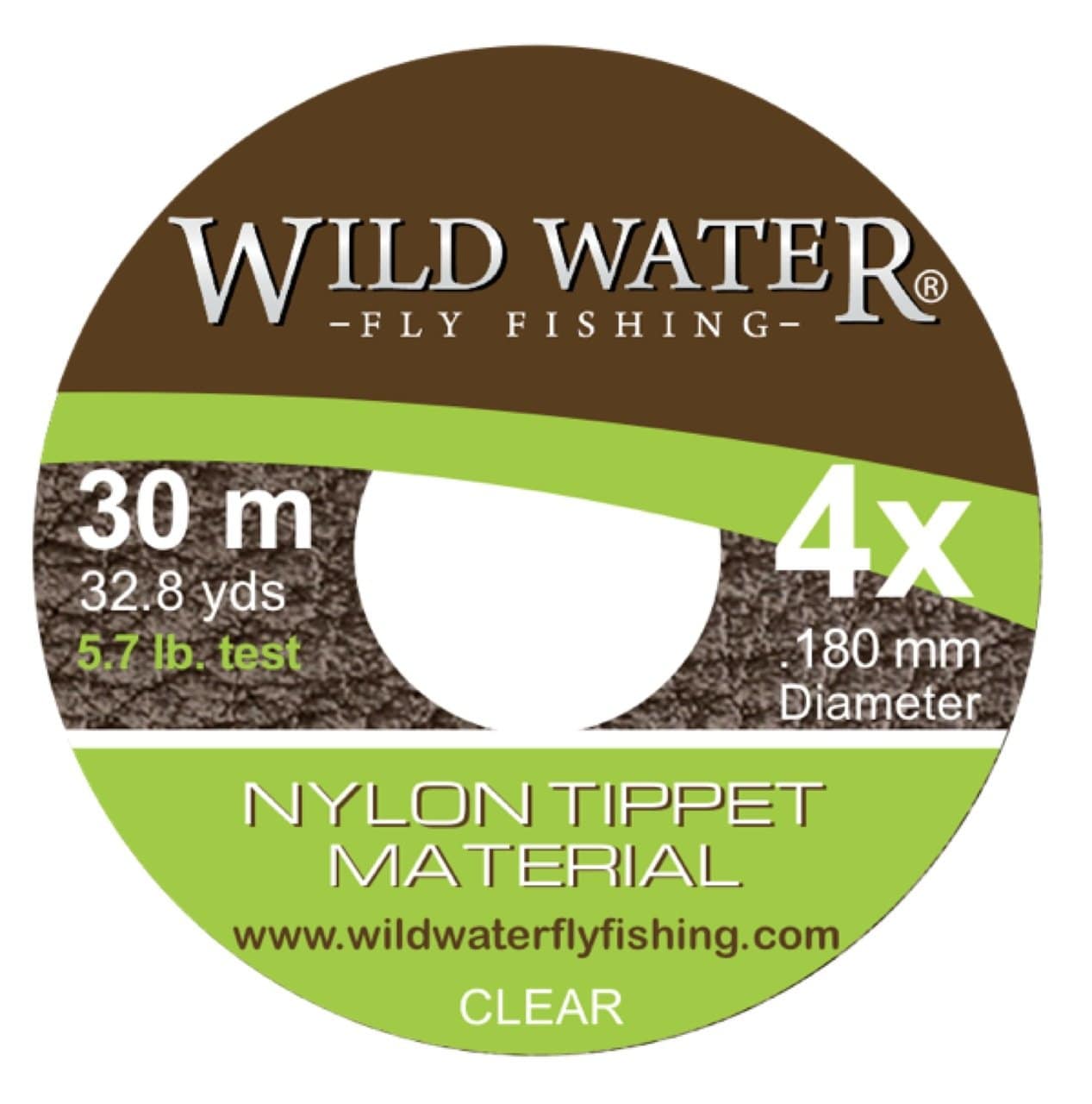 4X Nylon Tippet 30m | Wild Water Fly Fishing - Hazy Fly Fishing