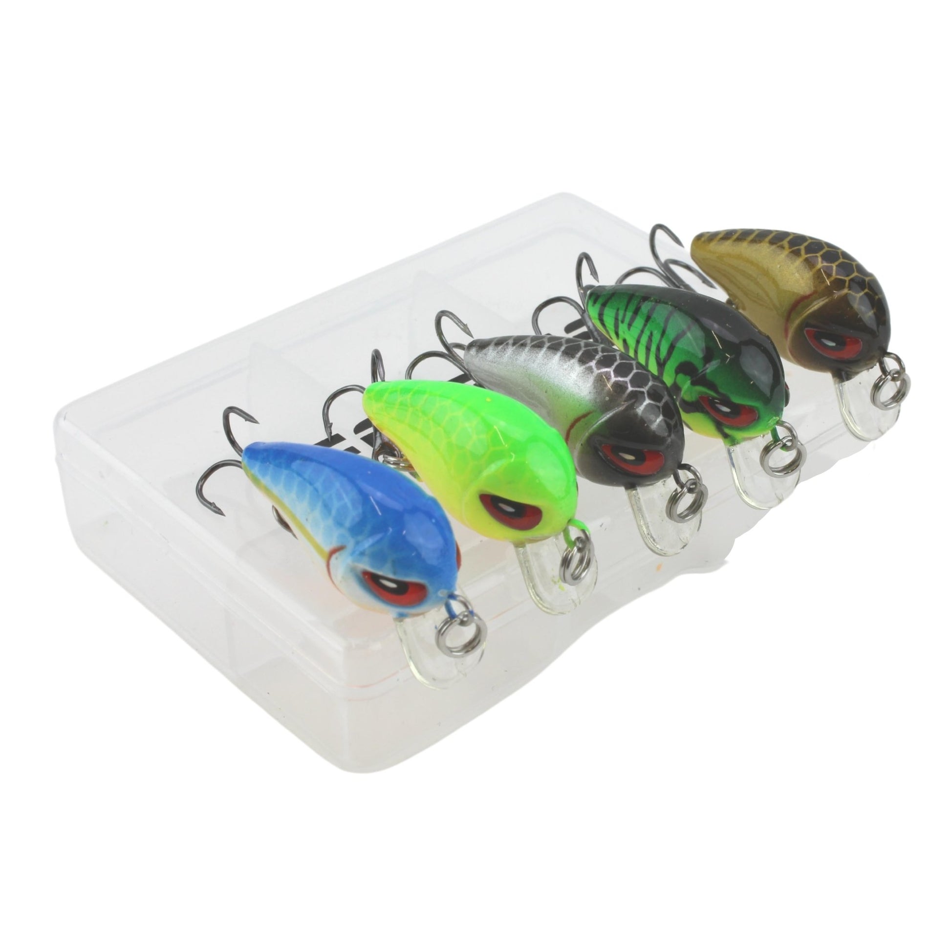 5pc Mini Crankbait Assortment, 1.25" Long | Floating | FORTIS - Hazy Fly Fishing