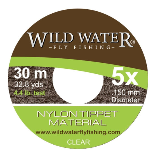 5X Nylon Tippet 30m | Wild Water Fly Fishing - Hazy Fly Fishing