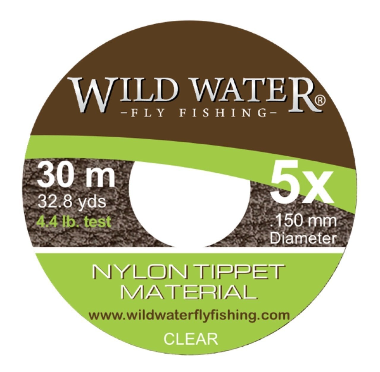 5X Nylon Tippet 30m | Wild Water Fly Fishing - Hazy Fly Fishing