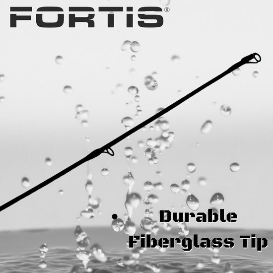 6'6" Fiberglass/Graphite Spinning Rod, Medium Heavy Action | 1 Piece | FORTIS - Hazy Fly Fishing