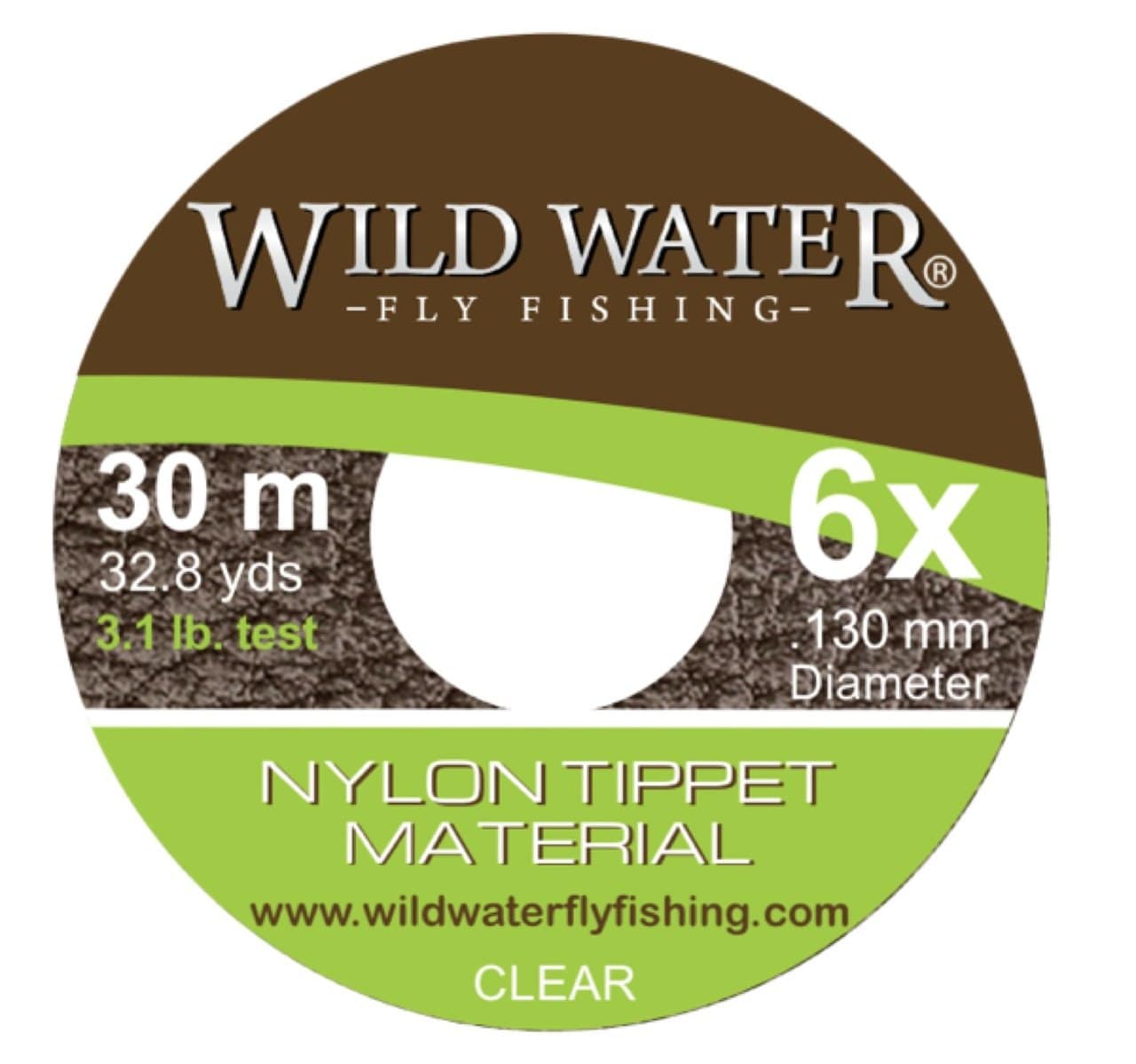 6X Nylon Tippet | Wild Water Fly Fishing - Hazy Fly Fishing