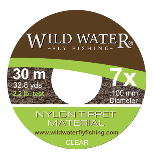 7X Nylon Tippet 30m | Wild Water Fly Fishing - Hazy Fly Fishing