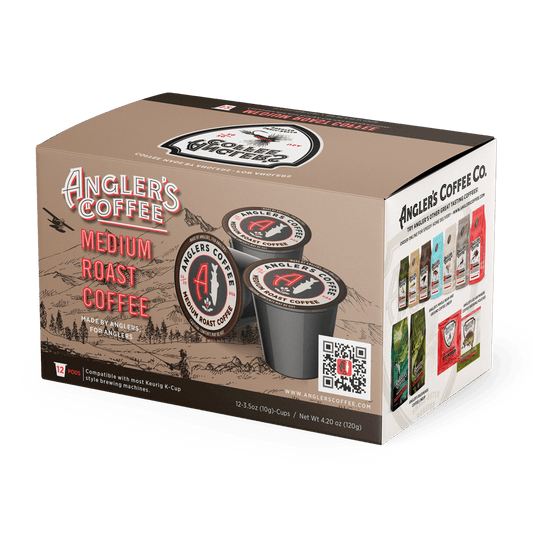 Anglers Coffee Single Serve Coffee Pods (Medium Roast) - Hazy Fly Fishing