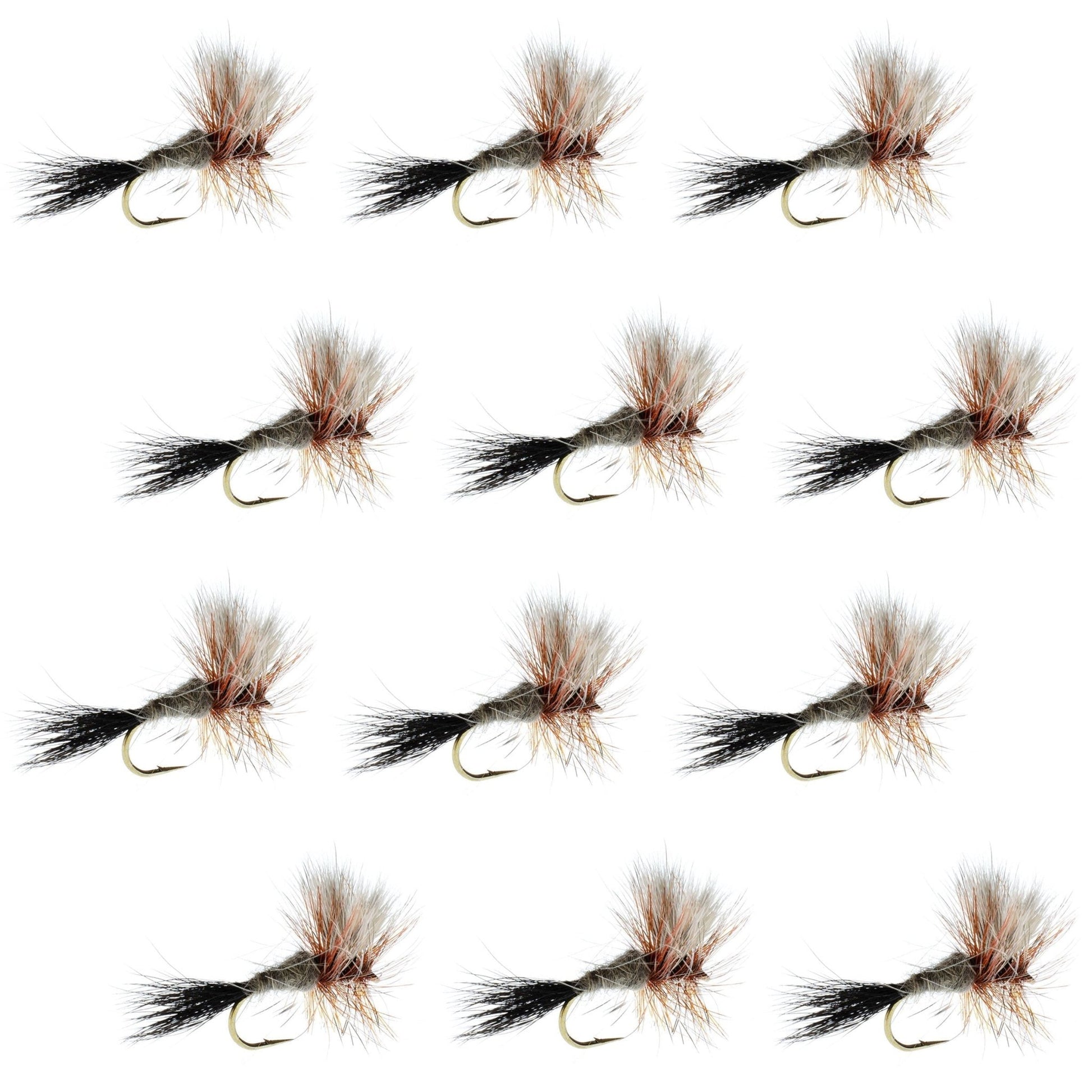 Ausable Wulff Classic Dry Fly 1 Dozen Flies Hook Size 14 - Hazy Fly Fishing