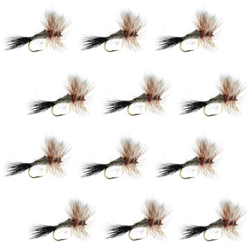 Ausable Wulff Classic Dry Fly 1 Dozen Flies Hook Size 14 - Hazy Fly Fishing