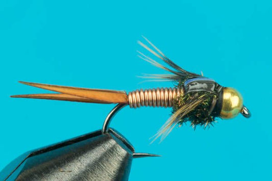 Barbless Beadhead Copper John - Hazy Fly Fishing