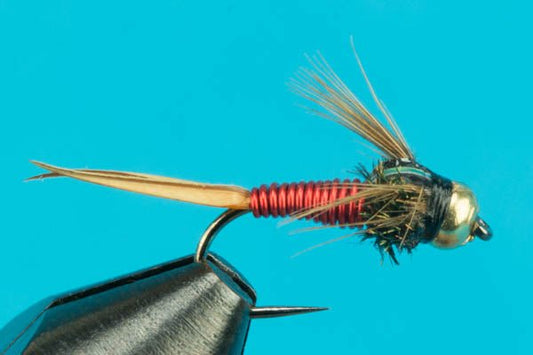 Barbless Beadhead Copper John - Hazy Fly Fishing