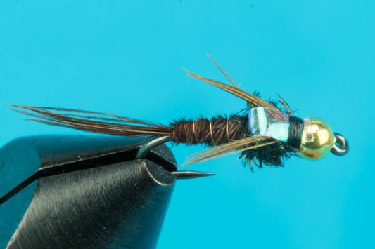 Barbless Beadhead Flashback Pheasant Tail - Hazy Fly Fishing