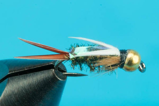 Barbless Beadhead Flashback Prince - Hazy Fly Fishing