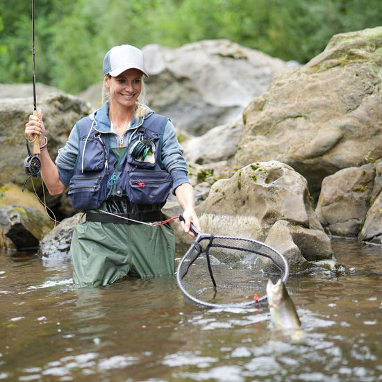 Barbless Pat's Rubber Legs Tungsten Bead Jigged Brown Euro Nymph - Set of 6 Flies Hook Size 10 - Hazy Fly Fishing