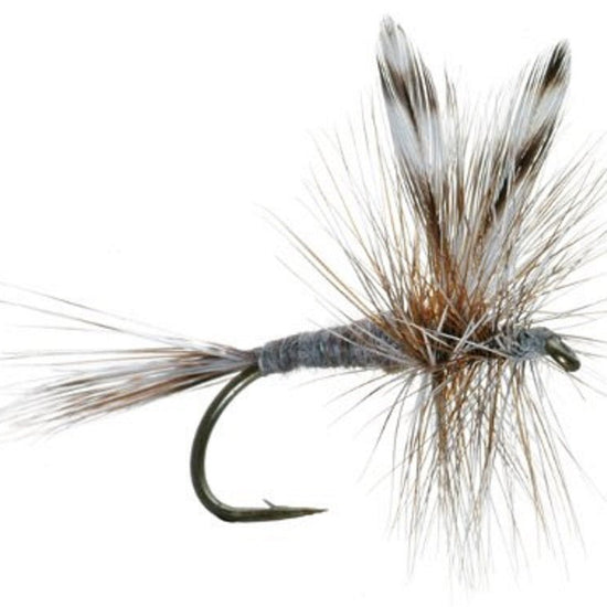 Basics Collection - Classic Dry Fly Assortment - 10 Dry Fishing Flies - 5 Patterns - Hook Sizes 12, 14, 16 - Hazy Fly Fishing