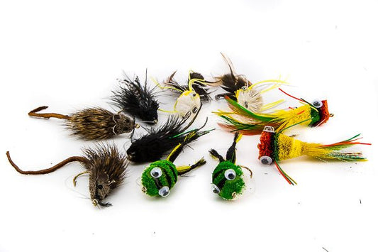 Bass Assortment - 10 Flies 9 - Hazy Fly Fishing