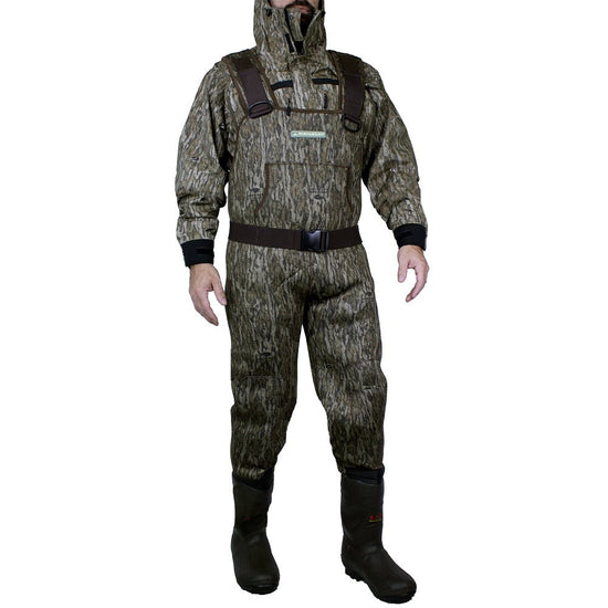 BAYOU 3.5mm Neoprene Camo Chest Wader 600g Boots - Hazy Fly Fishing