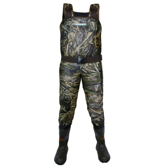 BAYOU 3.5mm Neoprene Camo Chest Wader 600g Boots - Hazy Fly Fishing