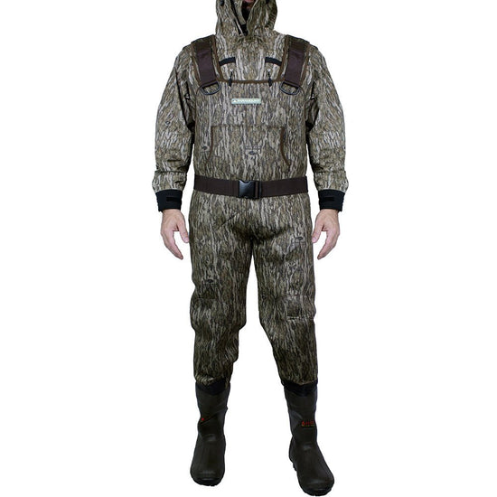 BAYOU 3.5mm Neoprene Camo Chest Wader 600g Boots - Hazy Fly Fishing