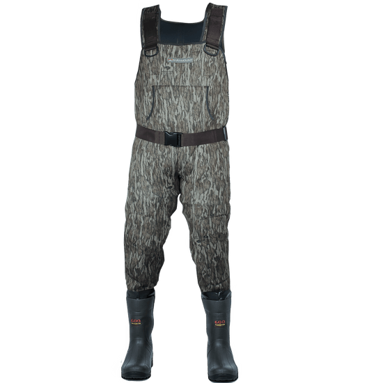BAYOU 3.5mm Neoprene Camo Chest Wader 600g Boots - Hazy Fly Fishing