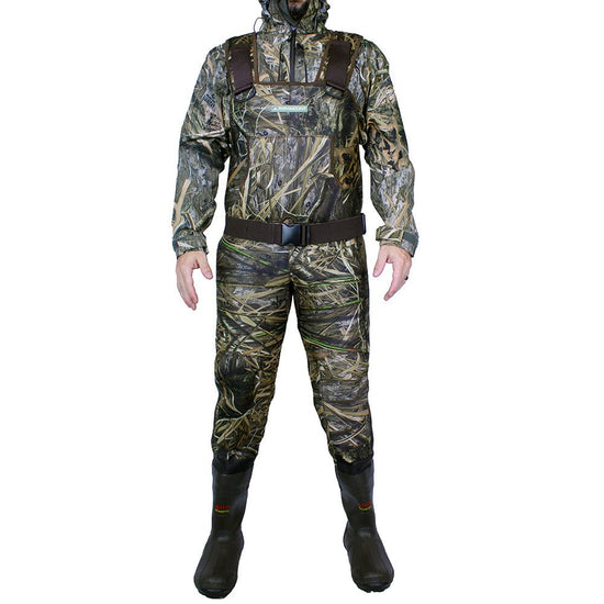 BAYOU 3.5mm Neoprene Camo Chest Wader 600g Boots - Hazy Fly Fishing