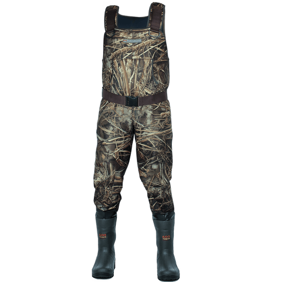 BAYOU 3.5mm Neoprene Camo Chest Wader 600g Boots - Hazy Fly Fishing