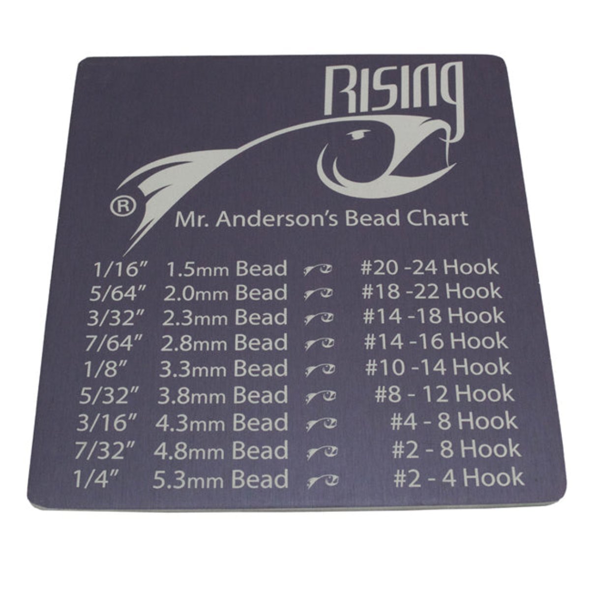 Bead Chart Coaster - Hazy Fly Fishing