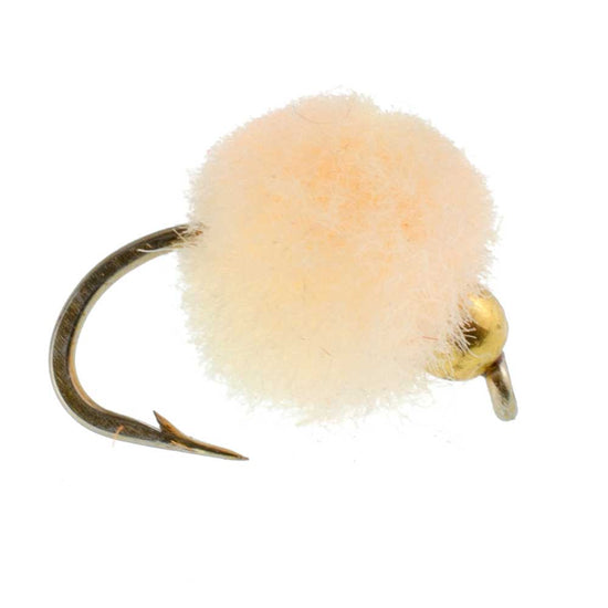 Bead Head Oregon Cheese Egg Fly Fishing Flies - 6 Flies Hook Size 16 - Hazy Fly Fishing