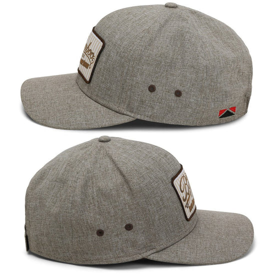 Big Bamboo Fly Rod Heathered 6 - Panel Fly Fishing Patch Cap - Hazy Fly Fishing